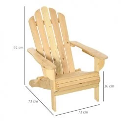 Outsunny Fauteuils De Jardin Fauteuil Adirondack Pliable Bois De Sapin Traité Pré-huilé 8 Outsunny Fauteuils De Jardin Fauteuil Adirondack Pliable Bois De Sapin Traité Pré-huilé -Fauteuils de jardin Soldes Boutique fauteuil adirondack pliable bois de sapin traite pre huile 2