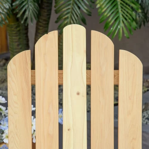 Outsunny Fauteuils De Jardin Fauteuil Adirondack Pliable Bois De Sapin Traité Pré-huilé 6 Outsunny Fauteuils De Jardin Fauteuil Adirondack Pliable Bois De Sapin Traité Pré-huilé – Image 4