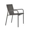 Arcane Chaises De Jardin Fauteuil Aluminium Textilène Gris Anthracite -Fauteuils de jardin Soldes Boutique fauteuil aluminium textilene gris anthracite 6