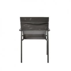 Arcane Chaises De Jardin Fauteuil Aluminium Textilène Gris Anthracite -Fauteuils de jardin Soldes Boutique fauteuil aluminium textilene gris anthracite 9