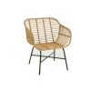 LANADECO Fauteuils De Jardin Fauteuil Bas De Jardin Style Rotin -Fauteuils de jardin Soldes Boutique fauteuil bas de jardin style rotin
