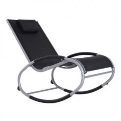 Outsunny Chaises De Jardin Fauteuil Chaise Longue à Bascule Design Contemporain -Fauteuils de jardin Soldes Boutique fauteuil chaise longue a bascule design contemporain 4