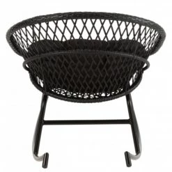 Meubles & Design Fauteuils De Jardin Fauteuil D'extérieur à Bascule En Métal Avec Coussin Noir 12 Meubles & Design Fauteuils De Jardin Fauteuil D'extérieur à Bascule En Métal Avec Coussin Noir -Fauteuils de jardin Soldes Boutique fauteuil d exterieur a bascule en metal avec coussin noir 4