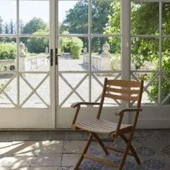 Skagerak Chaises De Jardin Fauteuil D'extérieur Avec Accoudoirs En Bois De Teck -Fauteuils de jardin Soldes Boutique fauteuil d exterieur avec accoudoirs en bois de teck 3