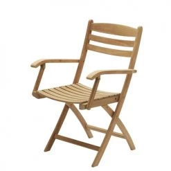 Skagerak Chaises De Jardin Fauteuil D'extérieur Avec Accoudoirs En Bois De Teck -Fauteuils de jardin Soldes Boutique fauteuil d exterieur avec accoudoirs en bois de teck 4