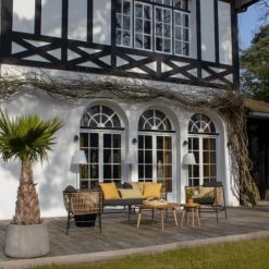 Now’s Home Fauteuils De Jardin Fauteuil D'extérieur En Rotin Synthétique Avec Coussins Noir -Fauteuils de jardin Soldes Boutique fauteuil d exterieur en rotin synthetique avec coussins noir 2