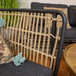 Now’s Home Fauteuils De Jardin Fauteuil D'extérieur En Rotin Synthétique Avec Coussins Noir -Fauteuils de jardin Soldes Boutique fauteuil d exterieur en rotin synthetique avec coussins noir 5