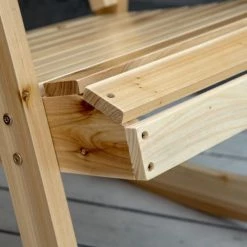 Outsunny Fauteuils De Jardin Fauteuil De Jardin à Bascule Avec Table Basse Bois Sapin Pré-huilé -Fauteuils de jardin Soldes Boutique fauteuil de jardin a bascule avec table basse bois sapin pre huile 4