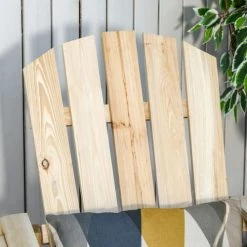 Outsunny Fauteuils De Jardin Fauteuil De Jardin Adirondack Bois Sapin Naturel -Fauteuils de jardin Soldes Boutique fauteuil de jardin adirondack bois sapin naturel 4