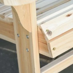 Outsunny Fauteuils De Jardin Fauteuil De Jardin Adirondack Bois Sapin Naturel -Fauteuils de jardin Soldes Boutique fauteuil de jardin adirondack bois sapin naturel 5