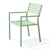 Dcb Garden Fauteuils De Jardin Fauteuil De Jardin Aluminium Empilable Vert Lagune -Fauteuils de jardin Soldes Boutique fauteuil de jardin aluminium empilable vert lagune