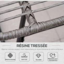 Outsunny Fauteuils De Jardin Fauteuil De Jardin Avec Repose-pieds Et Coussins Métal Résine Gris 12 Outsunny Fauteuils De Jardin Fauteuil De Jardin Avec Repose-pieds Et Coussins Métal Résine Gris -Fauteuils de jardin Soldes Boutique fauteuil de jardin avec repose pieds et coussins metal resine gris 4