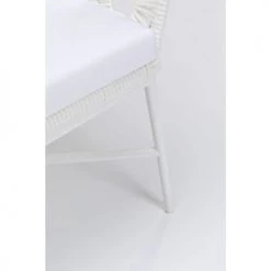 Kare Design Fauteuils De Jardin Fauteuil De Jardin Blanc Et Acier -Fauteuils de jardin Soldes Boutique fauteuil de jardin blanc et acier 2