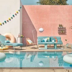 Maisons Du Monde Fauteuils De Jardin Fauteuil De Jardin Empilable En Acier Ajouré Orange Pêche -Fauteuils de jardin Soldes Boutique fauteuil de jardin empilable en acier ajoure orange peche 1000 8 13 219240 5