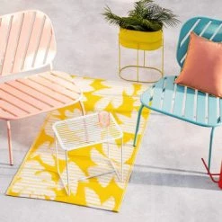 Maisons Du Monde Fauteuils De Jardin Fauteuil De Jardin Empilable En Acier Ajouré Orange Pêche -Fauteuils de jardin Soldes Boutique fauteuil de jardin empilable en acier ajoure orange peche 1000 8 13 219240 6