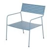 Maisons Du Monde Fauteuils De Jardin Fauteuil De Jardin Empilable En Acier Bleu -Fauteuils de jardin Soldes Boutique fauteuil de jardin empilable en acier bleu 1000 2 31 219914 1