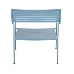 Maisons Du Monde Fauteuils De Jardin Fauteuil De Jardin Empilable En Acier Bleu -Fauteuils de jardin Soldes Boutique fauteuil de jardin empilable en acier bleu 1000 2 31 219914 4