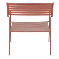 Maisons Du Monde Fauteuils De Jardin Fauteuil De Jardin Empilable En Acier Terracotta -Fauteuils de jardin Soldes Boutique fauteuil de jardin empilable en acier terracotta 1000 1 30 219913 3