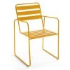Oviala Fauteuils De Jardin Fauteuil De Jardin En Acier Jaune 1 Oviala Fauteuils De Jardin Fauteuil De Jardin En Acier Jaune -Fauteuils de jardin Soldes Boutique fauteuil de jardin en acier jaune