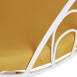 Maisons Du Monde Fauteuils De Jardin Fauteuil De Jardin En Acier Ocre Et Coussins Ocre -Fauteuils de jardin Soldes Boutique fauteuil de jardin en acier ocre et coussins ocre 1000 7 29 219256 8