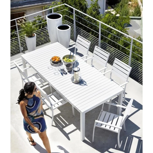 Maisons Du Monde Fauteuils De Jardin Fauteuil De Jardin En Aluminium Blanc 8 Maisons Du Monde Fauteuils De Jardin Fauteuil De Jardin En Aluminium Blanc – Image 6