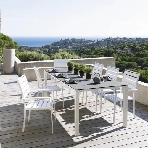 Maisons Du Monde Fauteuils De Jardin Fauteuil De Jardin En Aluminium Blanc 4 Maisons Du Monde Fauteuils De Jardin Fauteuil De Jardin En Aluminium Blanc – Image 2