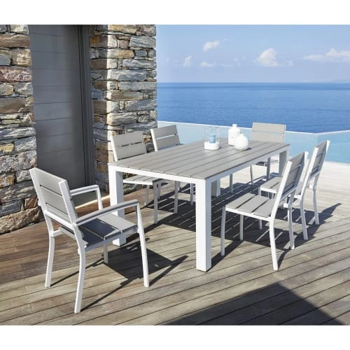 Maisons Du Monde Fauteuils De Jardin Fauteuil De Jardin En Aluminium Blanc 6 Maisons Du Monde Fauteuils De Jardin Fauteuil De Jardin En Aluminium Blanc – Image 4