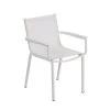 Arcane Chaises De Jardin Fauteuil De Jardin En Aluminium Et Textilène Blanc -Fauteuils de jardin Soldes Boutique fauteuil de jardin en aluminium et textilene blanc