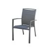 Bois Dessus Bois Dessous Chaises De Jardin Fauteuil De Jardin En Aluminium Et Textilène Gris -Fauteuils de jardin Soldes Boutique fauteuil de jardin en aluminium et textilene gris