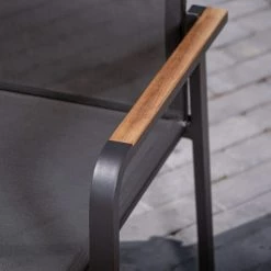 Suns Chaises De Jardin Fauteuil De Jardin En Aluminium Et Textilène Gris -Fauteuils de jardin Soldes Boutique fauteuil de jardin en aluminium et textilene gris 14