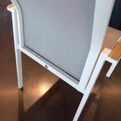 Suns Chaises De Jardin Fauteuil De Jardin En Aluminium Et Textilène Gris -Fauteuils de jardin Soldes Boutique fauteuil de jardin en aluminium et textilene gris 8