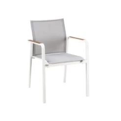 Suns Chaises De Jardin Fauteuil De Jardin En Aluminium Et Textilène Gris -Fauteuils de jardin Soldes Boutique fauteuil de jardin en aluminium et textilene gris 9