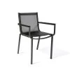 Arcane Chaises De Jardin Fauteuil De Jardin En Aluminium Et Textilène Gris Anthracite -Fauteuils de jardin Soldes Boutique fauteuil de jardin en aluminium et textilene gris anthracite