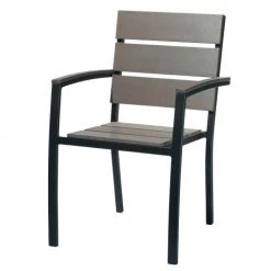 Maisons Du Monde Fauteuils De Jardin Fauteuil De Jardin En Aluminium Gris Anthracite