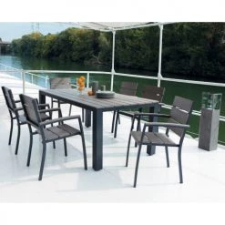 Maisons Du Monde Fauteuils De Jardin Fauteuil De Jardin En Aluminium Gris Anthracite -Fauteuils de jardin Soldes Boutique fauteuil de jardin en aluminium gris anthracite 1000 11 29 121799 2