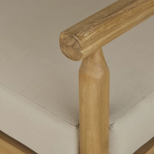 Maisons Du Monde Fauteuils De Jardin Fauteuil De Jardin En Bois D'acacia Massif Et Coussins Beiges 5 Maisons Du Monde Fauteuils De Jardin Fauteuil De Jardin En Bois D'acacia Massif Et Coussins Beiges – Image 3