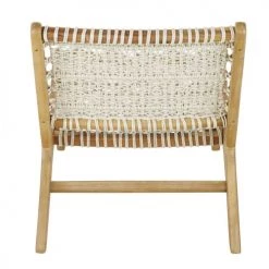 Maisons Du Monde Fauteuils De Jardin Fauteuil De Jardin En Corde Blanc Cassé Et Acacia Massif -Fauteuils de jardin Soldes Boutique fauteuil de jardin en corde blanc casse et acacia massif 1000 15 19 208996 3