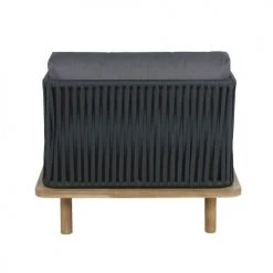 Maisons Du Monde Fauteuils De Jardin Fauteuil De Jardin En Corde Tressée Gris Anthracite Et Bois D'acacia Massif 9 Maisons Du Monde Fauteuils De Jardin Fauteuil De Jardin En Corde Tressée Gris Anthracite Et Bois D'acacia Massif -Fauteuils de jardin Soldes Boutique fauteuil de jardin en corde tressee gris anthracite et bois d acacia massif 1000 5 40 218693 4