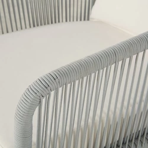 Maisons Du Monde Fauteuils De Jardin Fauteuil De Jardin En Corde Tressée Grise Et Toile Blanche 5 Maisons Du Monde Fauteuils De Jardin Fauteuil De Jardin En Corde Tressée Grise Et Toile Blanche – Image 3