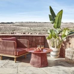 Maisons Du Monde Fauteuils De Jardin Fauteuil De Jardin En Corde Tressée Terracotta Et Acacia Massif -Fauteuils de jardin Soldes Boutique fauteuil de jardin en corde tressee terracotta et acacia massif 1000 15 22 198626 8