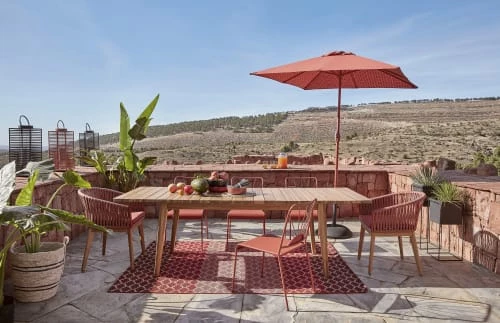 Maisons Du Monde Fauteuils De Jardin Fauteuil De Jardin En Corde Tressée Terracotta Et Acacia Massif 8 Maisons Du Monde Fauteuils De Jardin Fauteuil De Jardin En Corde Tressée Terracotta Et Acacia Massif – Image 6