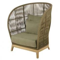 Maisons Du Monde Fauteuils De Jardin Fauteuil De Jardin En Corde Tressée Vert Kaki Avec Dossier Haut -Fauteuils de jardin Soldes Boutique fauteuil de jardin en corde tressee vert kaki avec dossier haut 1000 4 18 219491 2