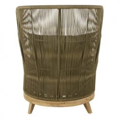 Maisons Du Monde Fauteuils De Jardin Fauteuil De Jardin En Corde Tressée Vert Kaki Avec Dossier Haut -Fauteuils de jardin Soldes Boutique fauteuil de jardin en corde tressee vert kaki avec dossier haut 1000 4 18 219491 3