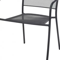 Wadiga Fauteuils De Jardin Fauteuil De Jardin En Métal Gris Anthracite - 81x58x55cm -Fauteuils de jardin Soldes Boutique fauteuil de jardin en metal gris anthracite 81x58x55cm 2