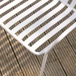 Tikamoon Fauteuils De Jardin Fauteuil De Jardin En Métal White -Fauteuils de jardin Soldes Boutique fauteuil de jardin en metal white 7