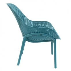 The Home Deco Factory Chaises De Jardin Fauteuil De Jardin En Polypropylène Bleu -Fauteuils de jardin Soldes Boutique fauteuil de jardin en polypropylene bleu 5