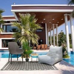 The Home Deco Factory Chaises De Jardin Fauteuil De Jardin En Polypropylène Gris -Fauteuils de jardin Soldes Boutique fauteuil de jardin en polypropylene gris 2