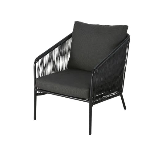 Maisons Du Monde Fauteuils De Jardin Fauteuil De Jardin En Résine Et Métal Noirs 3 Maisons Du Monde Fauteuils De Jardin Fauteuil De Jardin En Résine Et Métal Noirs