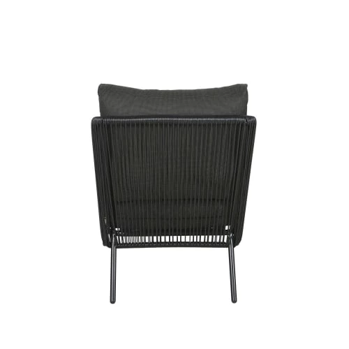 Maisons Du Monde Fauteuils De Jardin Fauteuil De Jardin En Résine Et Métal Noirs 6 Maisons Du Monde Fauteuils De Jardin Fauteuil De Jardin En Résine Et Métal Noirs – Image 4