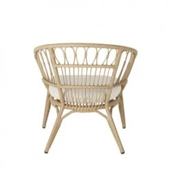 Maisons Du Monde Fauteuils De Jardin Fauteuil De Jardin En Résine Imitation Rotin Et Toile Blanche -Fauteuils de jardin Soldes Boutique fauteuil de jardin en resine imitation rotin et toile blanche 1000 12 0 199014 3